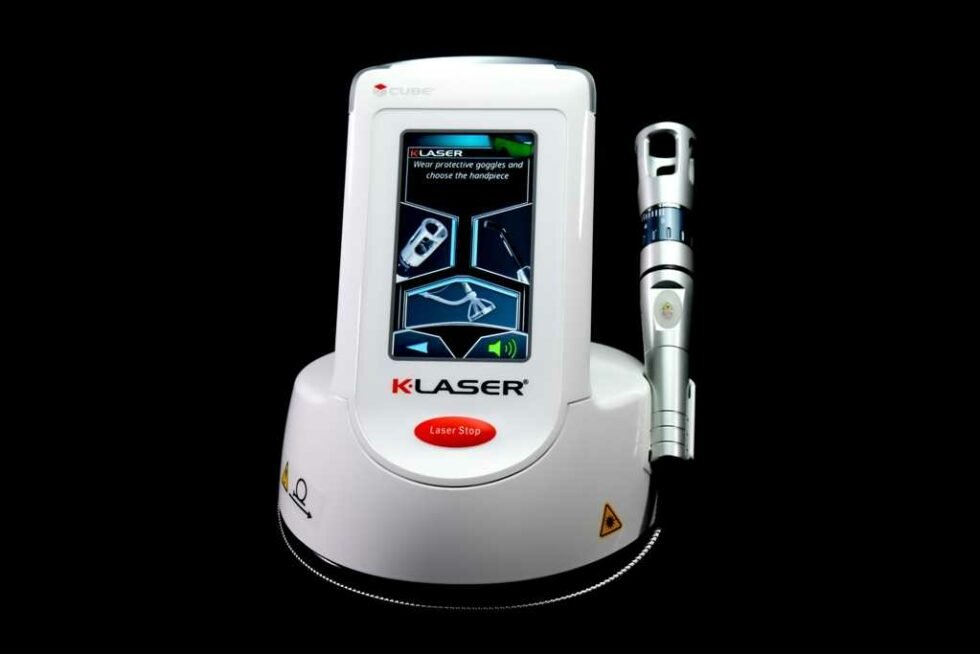 KLaser Cube 3 Touchscreen Interface of Different Handpiece Delivery